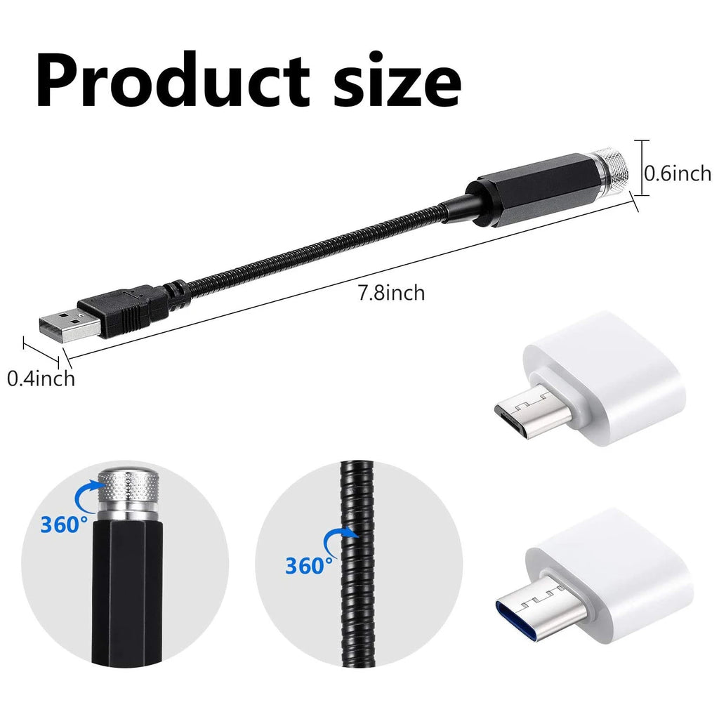Mini LED Star Projector for Car Roof & Room Ceiling