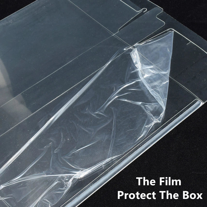 Clear Cake Box with Handle — Portable PET Plastic Gift & Cupcake Packaging (10 pcs)