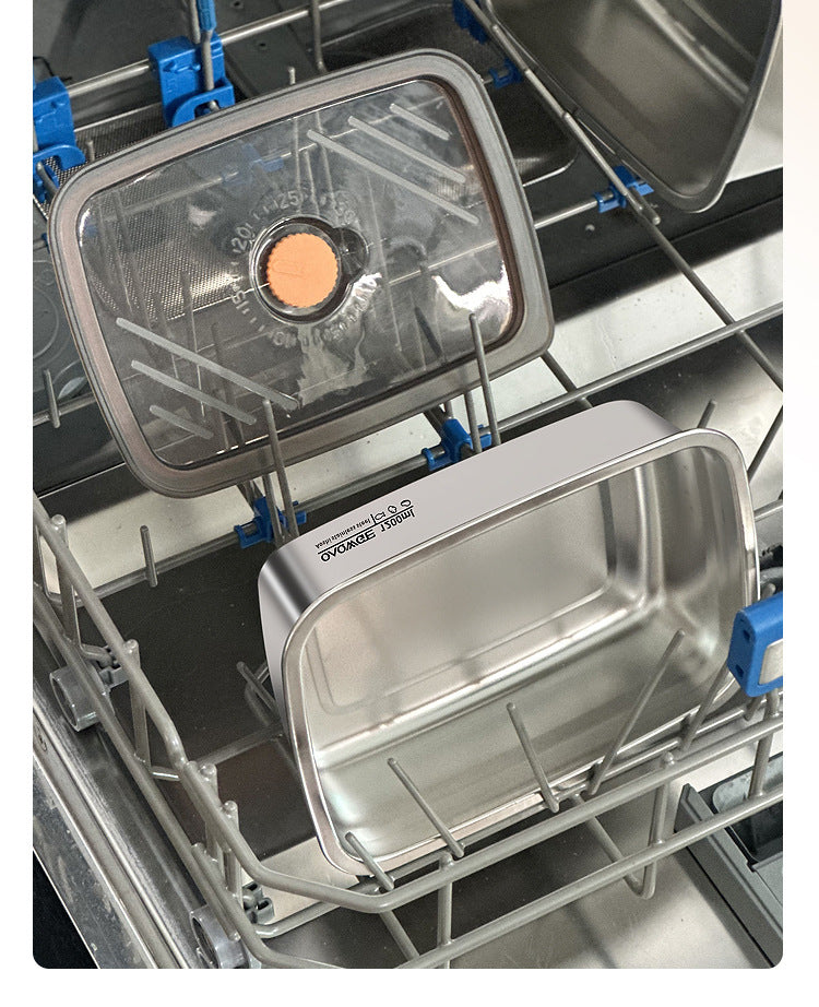 Extra Large Stainless Steel Food Storage Container with Sealed Lid
