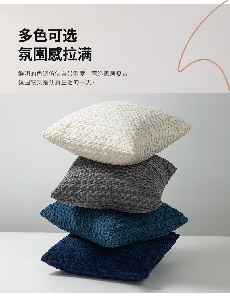 Corduroy Throw Pillow Cover — Soft Textured Cushion Cover for Sofa & Living Room