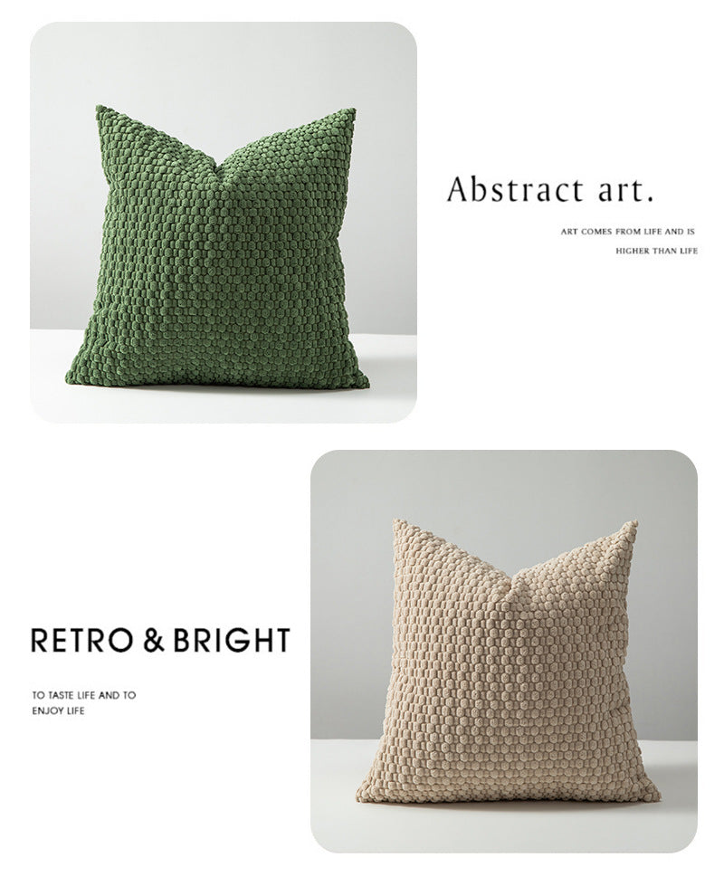 Corduroy Throw Pillow Cover — Soft Textured Cushion Cover for Sofa & Living Room