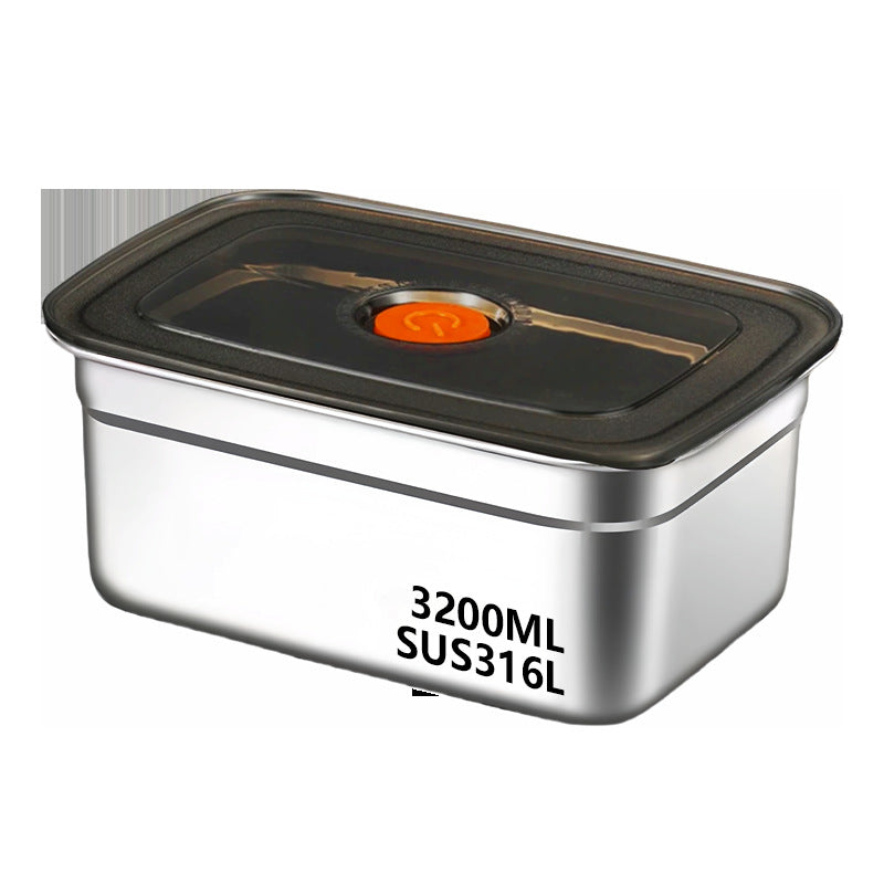 Extra Large Stainless Steel Food Storage Container with Sealed Lid