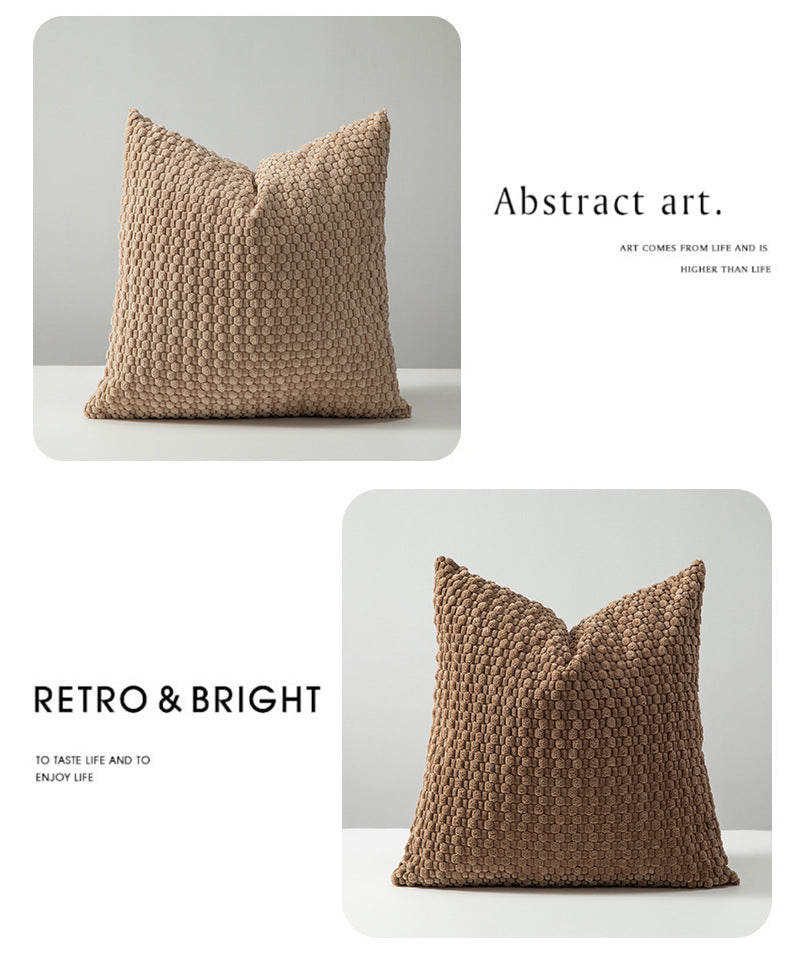 Corduroy Throw Pillow Cover — Soft Textured Cushion Cover for Sofa & Living Room