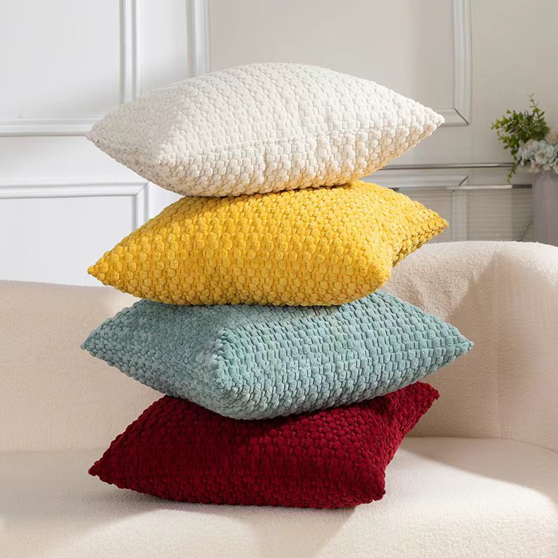 Corduroy Throw Pillow Cover — Soft Textured Cushion Cover for Sofa & Living Room