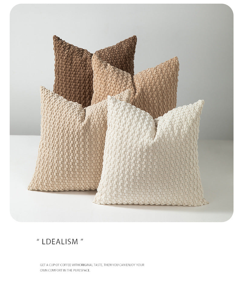 Corduroy Throw Pillow Cover — Soft Textured Cushion Cover for Sofa & Living Room