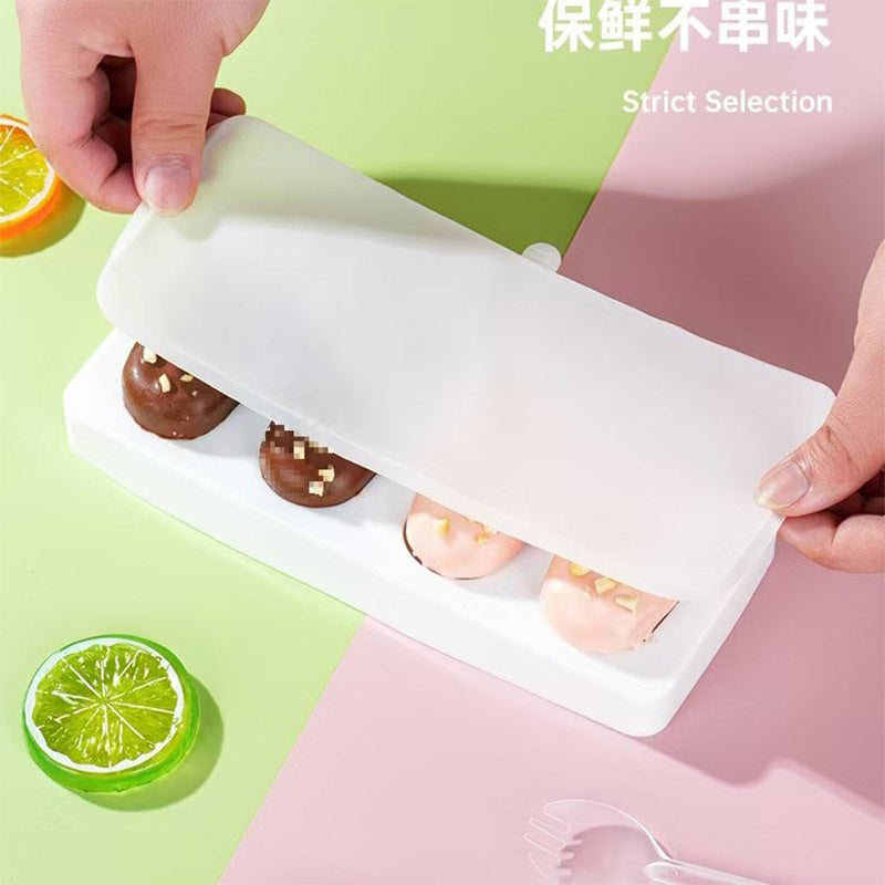 Oval Ice Cream & Popsicle Mold with Lid — DIY Cheese & Fruit Ice Cream Maker
