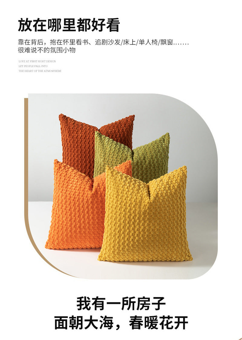 Corduroy Throw Pillow Cover — Soft Textured Cushion Cover for Sofa & Living Room