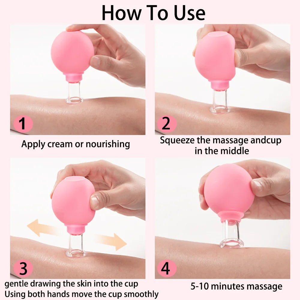 Silicone Vacuum Cupping & Massage Cup Set