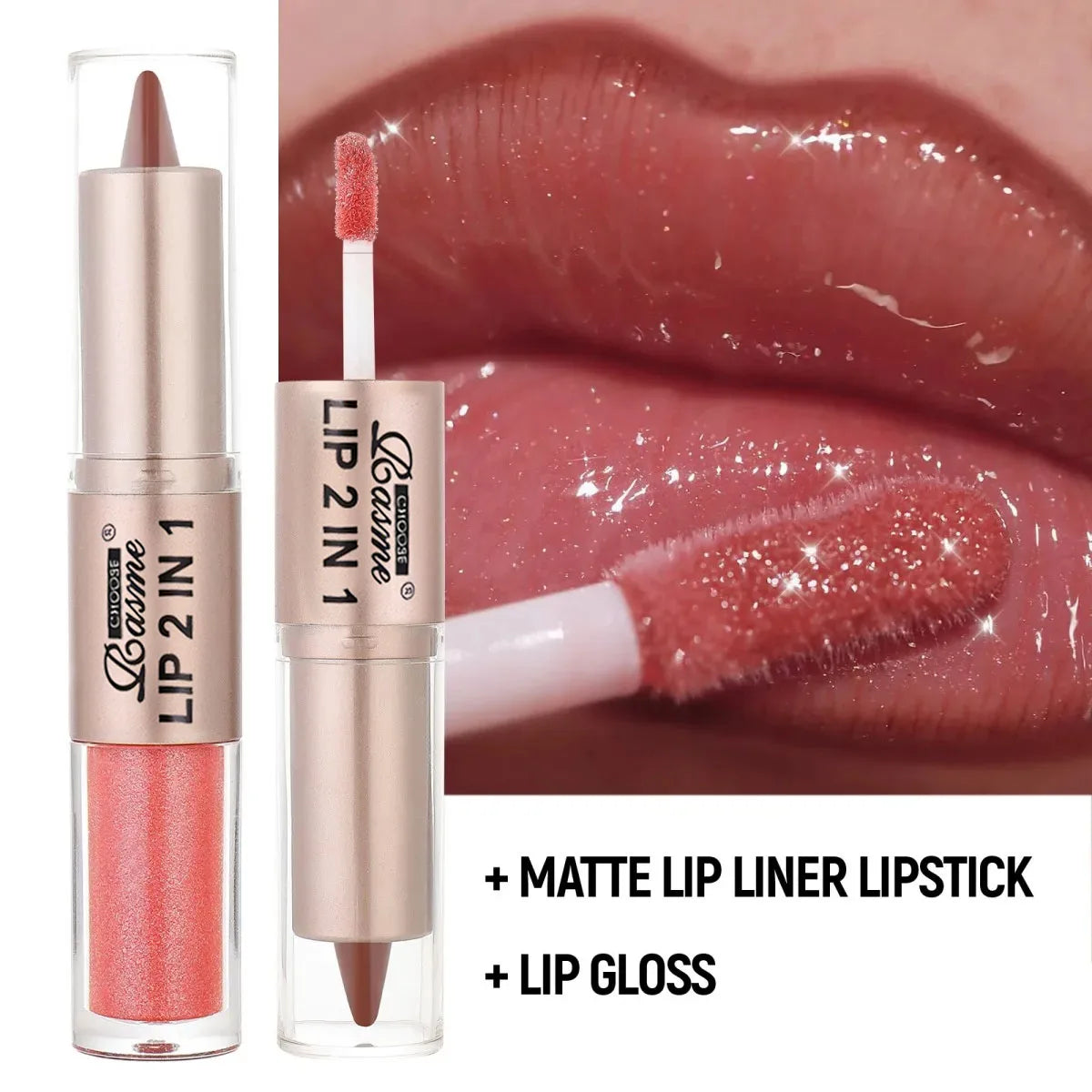 2-in-1 Gradient Lipliner & Lip Gloss Pen