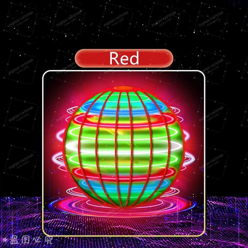 LED Flying Ball Toy — Gyroscopic Anti-Gravity Boomerang for Kids