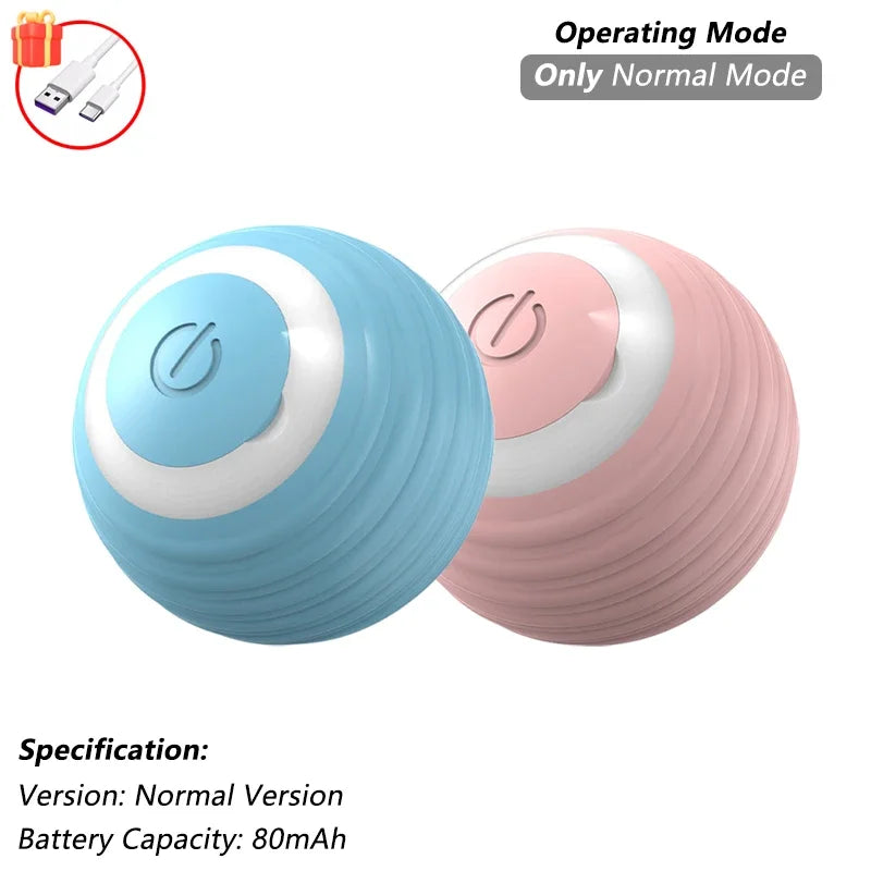 Smart Interactive Rolling Ball Cat Toy — Rechargeable