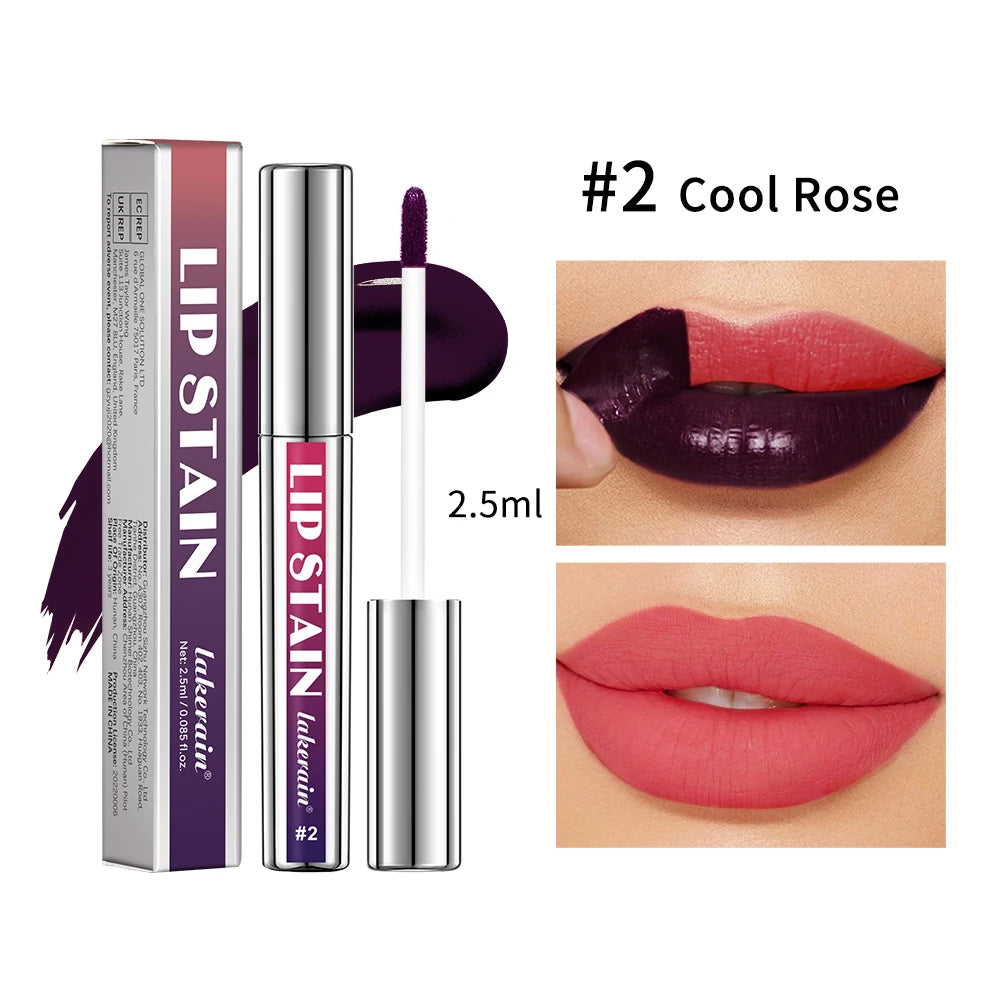 Long-Lasting Matte Lip Tint — Waterproof Peel-Off Formula