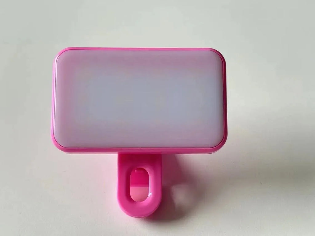 Mini Clip-On Selfie Fill Light — Rechargeable, 3 Brightness Modes