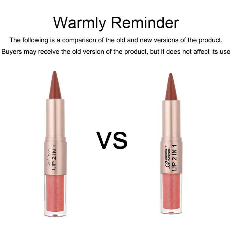 2-in-1 Gradient Lipliner & Lip Gloss Pen