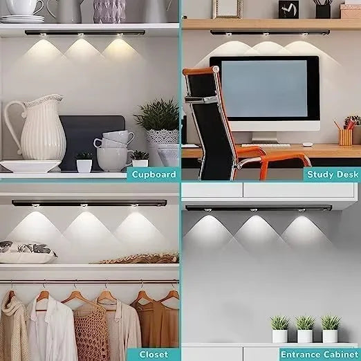Ultra-Thin LED Under Cabinet Light with Motion Sensor — 3 Color Modes