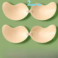 Invisible Strapless Push-Up Bra — Silicone Self-Adhesive, Backless