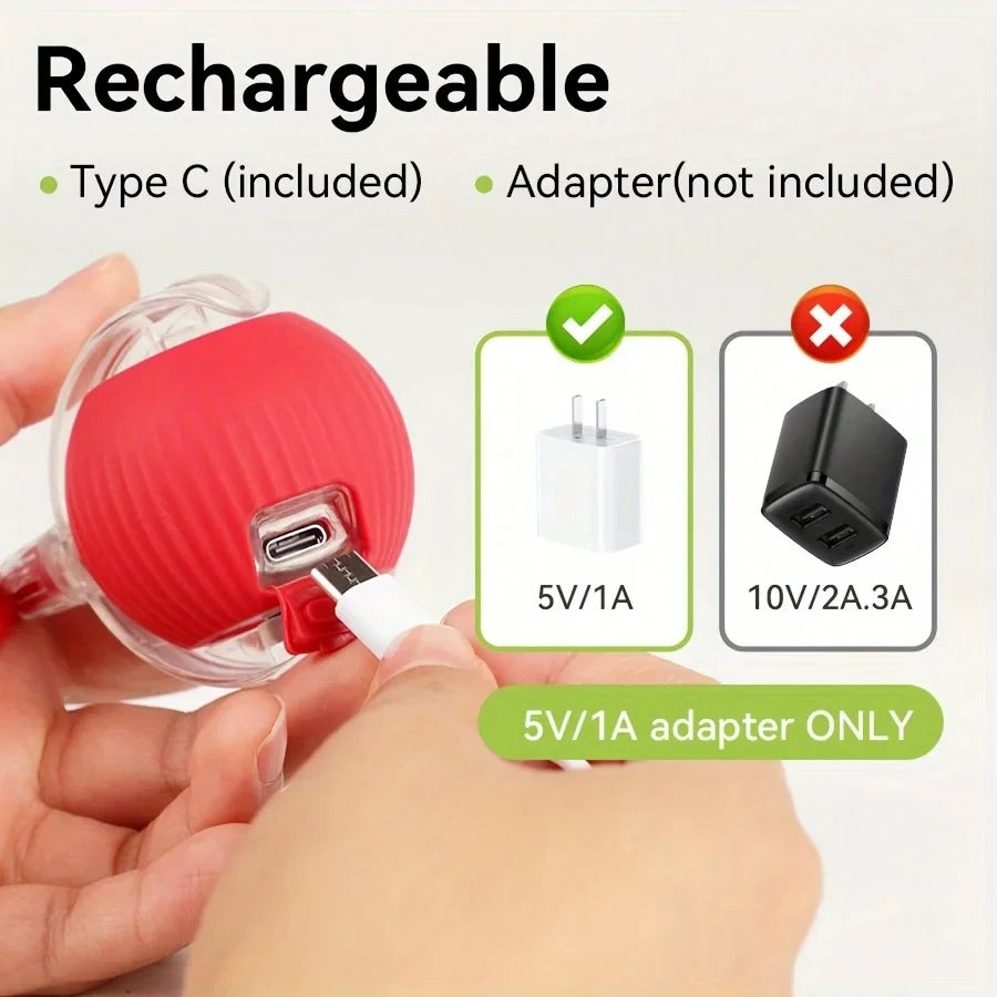 Smart Interactive Rolling Ball Cat Toy — Rechargeable