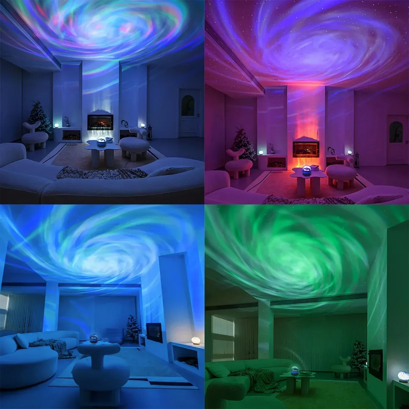 LED Galaxy Projector Night Light with Remote Control