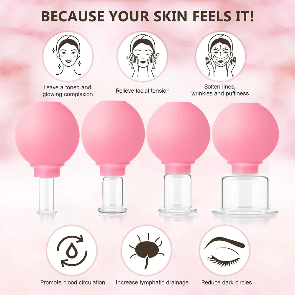 Silicone Vacuum Cupping & Massage Cup Set