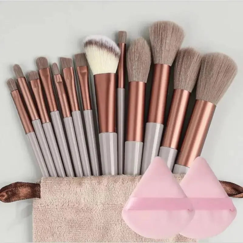Professional Makeup Brush Set — Soft Fluffy Cosmetic Brushes
