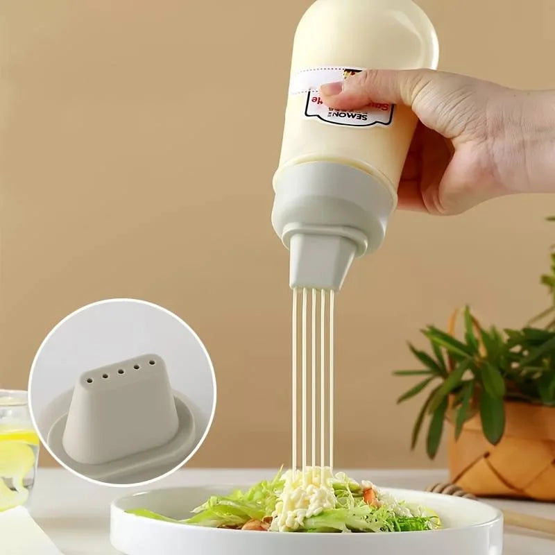 Leak-Proof Squeeze Sauce Bottles — Refillable Condiment Containers