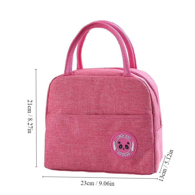 Insulated Lunch Bag with Aluminum Foil Lining — Keeps Food Fresh