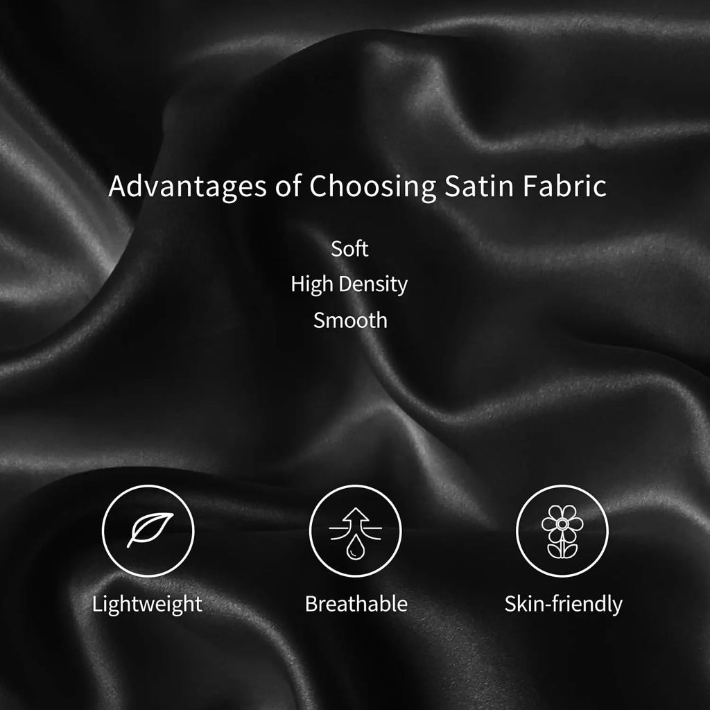 Satin Silk Pillowcase Set of 2 — Standard Size