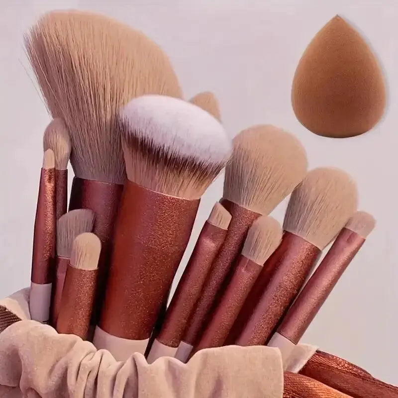 Professional Makeup Brush Set — Soft Fluffy Cosmetic Brushes