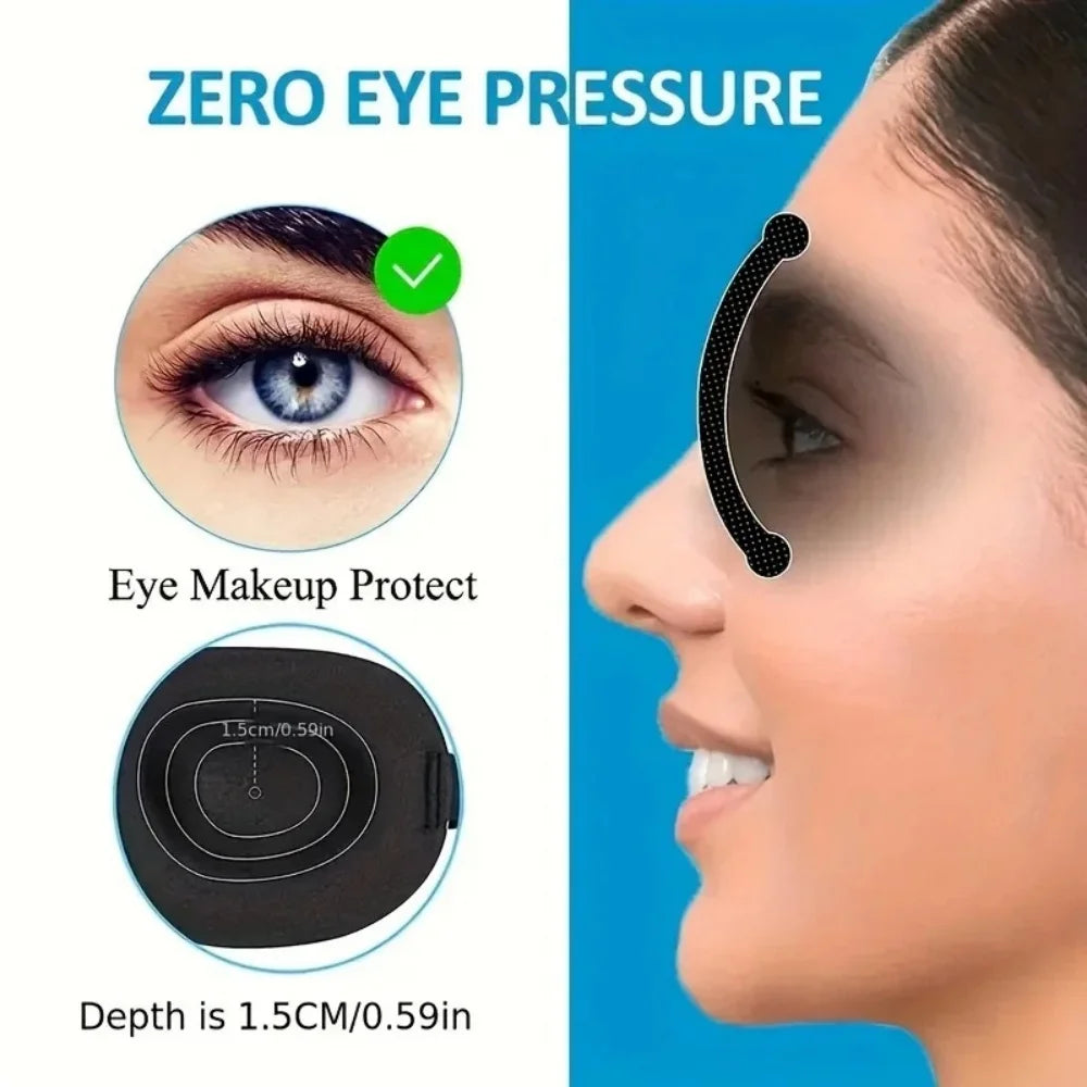 3D Memory Foam Sleep Mask — Light-Blocking Travel Eye Cover