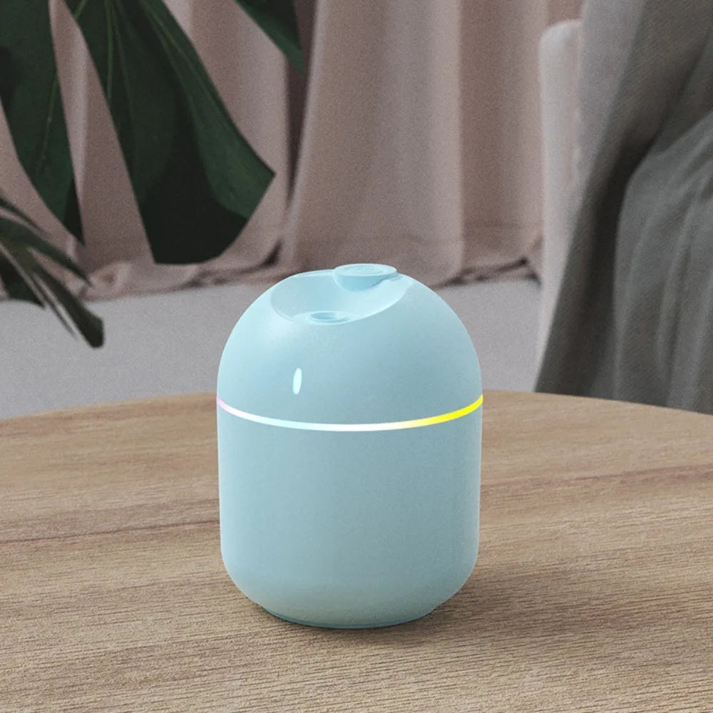 270ml USB Aroma Humidifier with LED Night Light & Auto Shut-Off