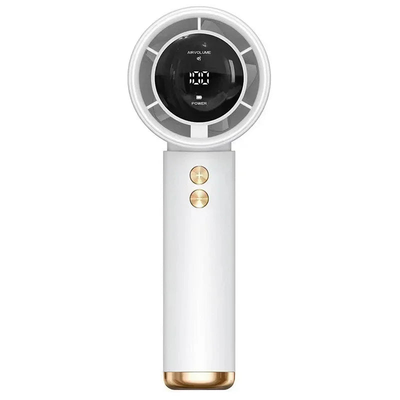 High-Speed Mini Handheld Fan — USB Fast Charging, Quiet & Portable