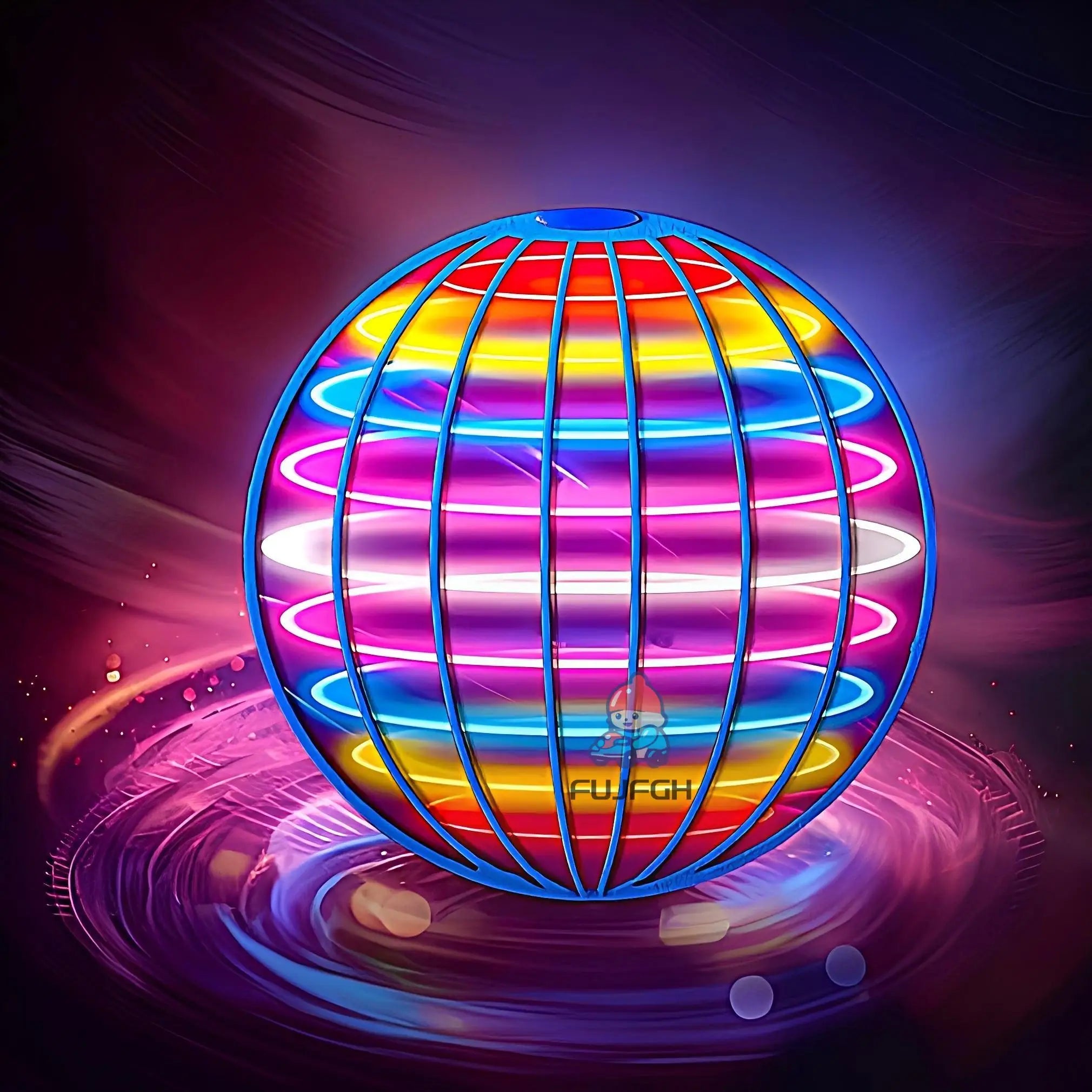 LED Flying Ball Toy — Gyroscopic Anti-Gravity Boomerang for Kids