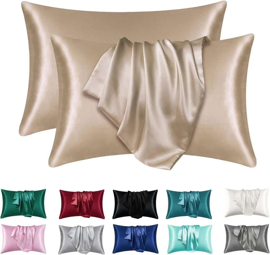Satin Silk Pillowcase Set of 2 — Standard Size