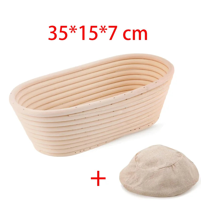 Oval Rattan Sourdough Proofing Basket — Banneton Bread Basket