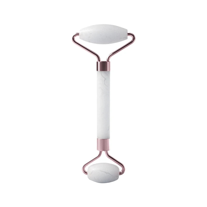 Jade Face Massager – Gua Sha Facial Roller for Skin Care & Anti-Aging