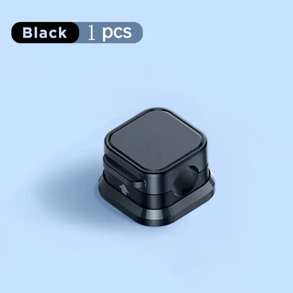 Magnetic Cable Organizer Clips — Wall-Mount Wire & Cord Holder for Desk & Home (1/3/6 pcs)