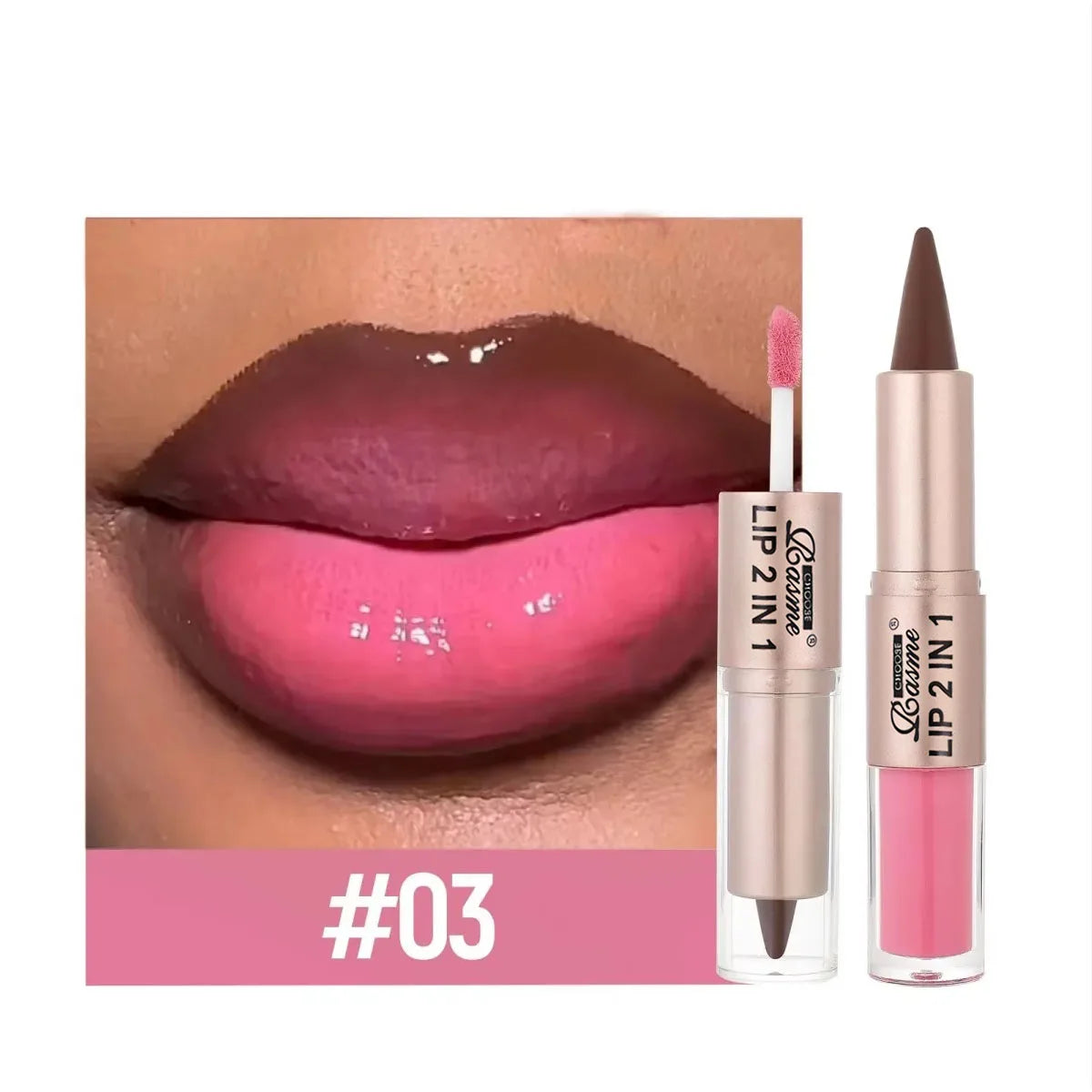 2-in-1 Gradient Lipliner & Lip Gloss Pen