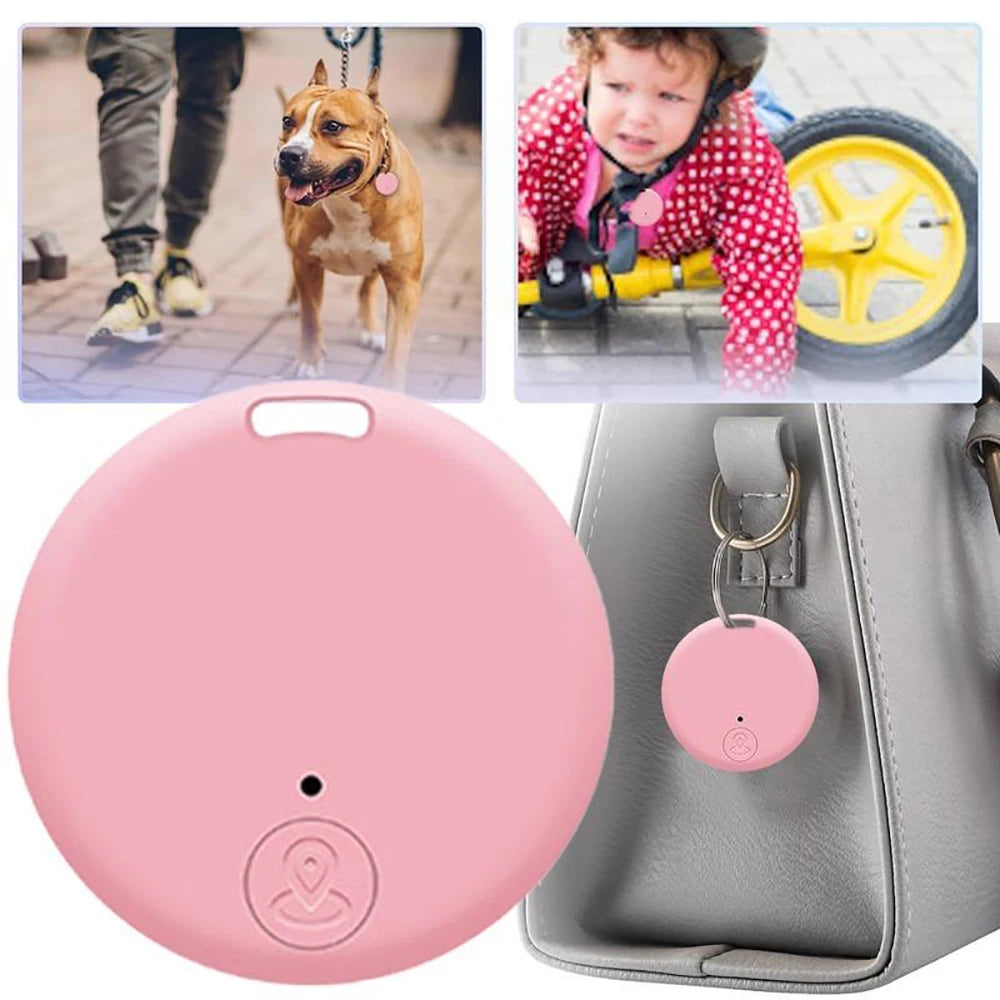 Bluetooth 5.0 Smart GPS Tracker — Anti-Lost Device for Pets, Kids & Wallets