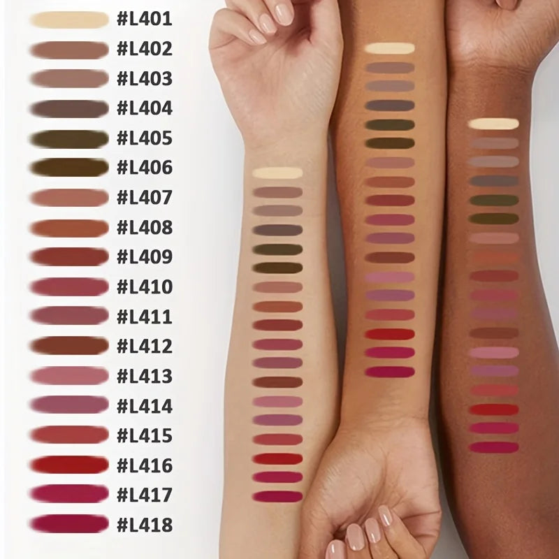 Velvet Matte Lip Liner Set — 6 Long-Lasting Pencils for All Skin Tones