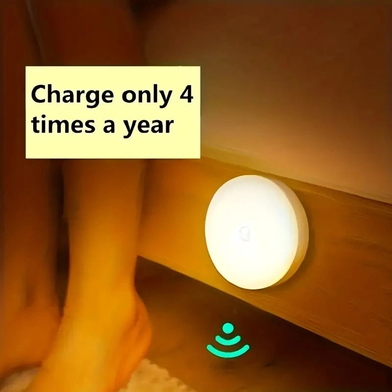 Wireless Motion Sensor Night Light for Bedroom & Hallway