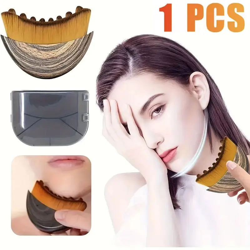 Lymphatic Drainage Face Sculpting Brush — Jawline & Chin Contour Massager
