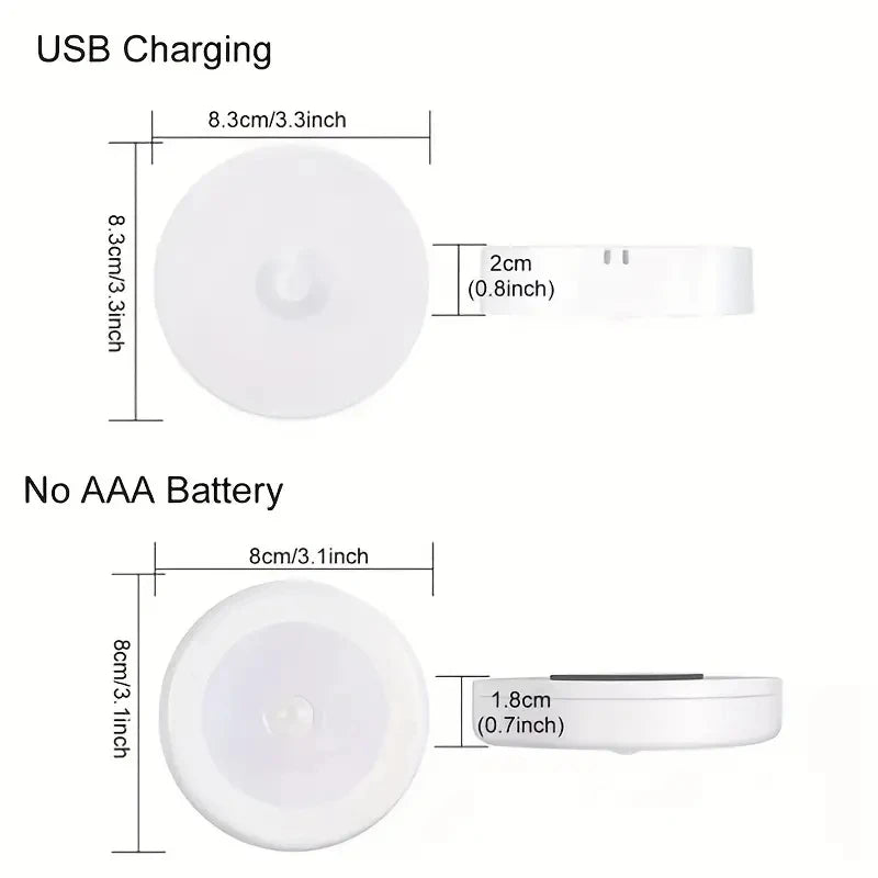 Wireless Motion Sensor Night Light for Bedroom & Hallway