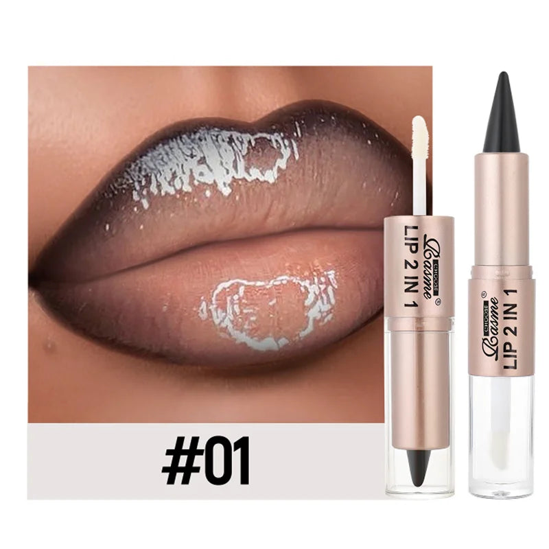 2-in-1 Gradient Lipliner & Lip Gloss Pen