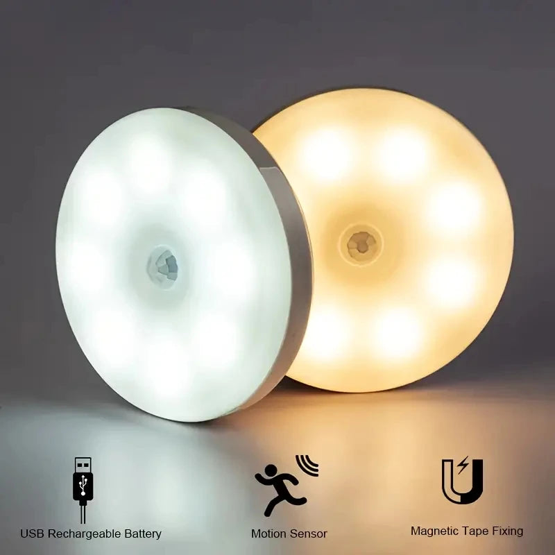 Wireless Motion Sensor Night Light for Bedroom & Hallway