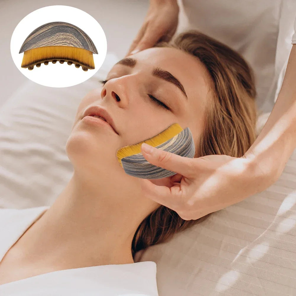 Lymphatic Drainage Face Sculpting Brush — Jawline & Chin Contour Massager