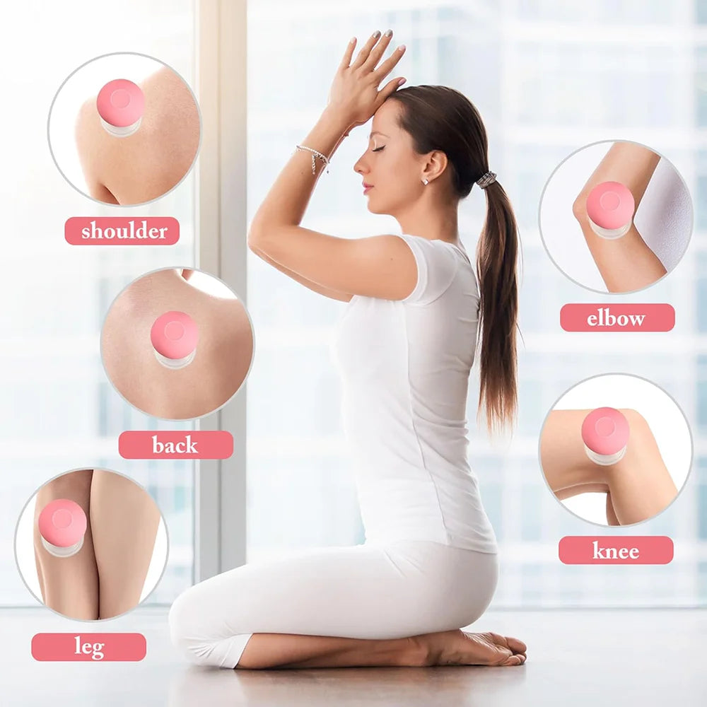 Silicone Vacuum Cupping & Massage Cup Set