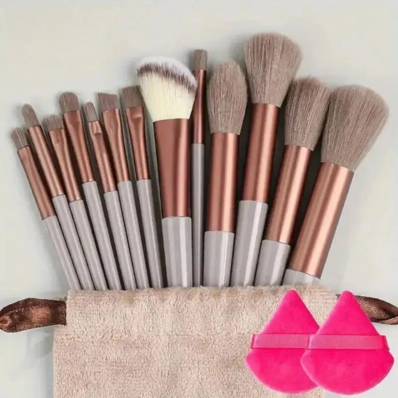 Professional Makeup Brush Set — Soft Fluffy Cosmetic Brushes
