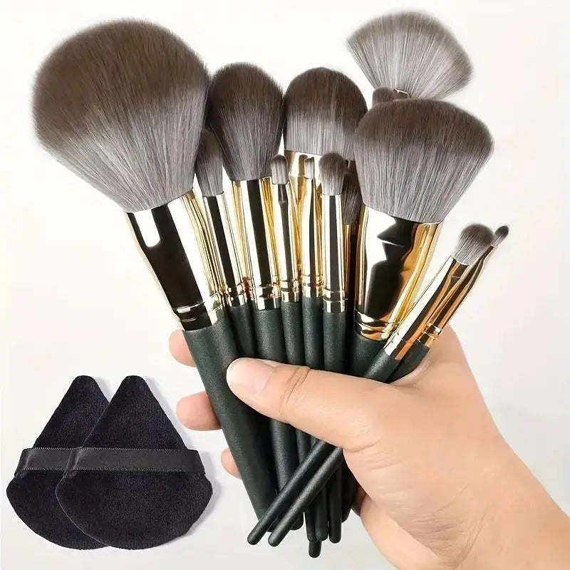 Professional Makeup Brush Set — Soft Fluffy Cosmetic Brushes
