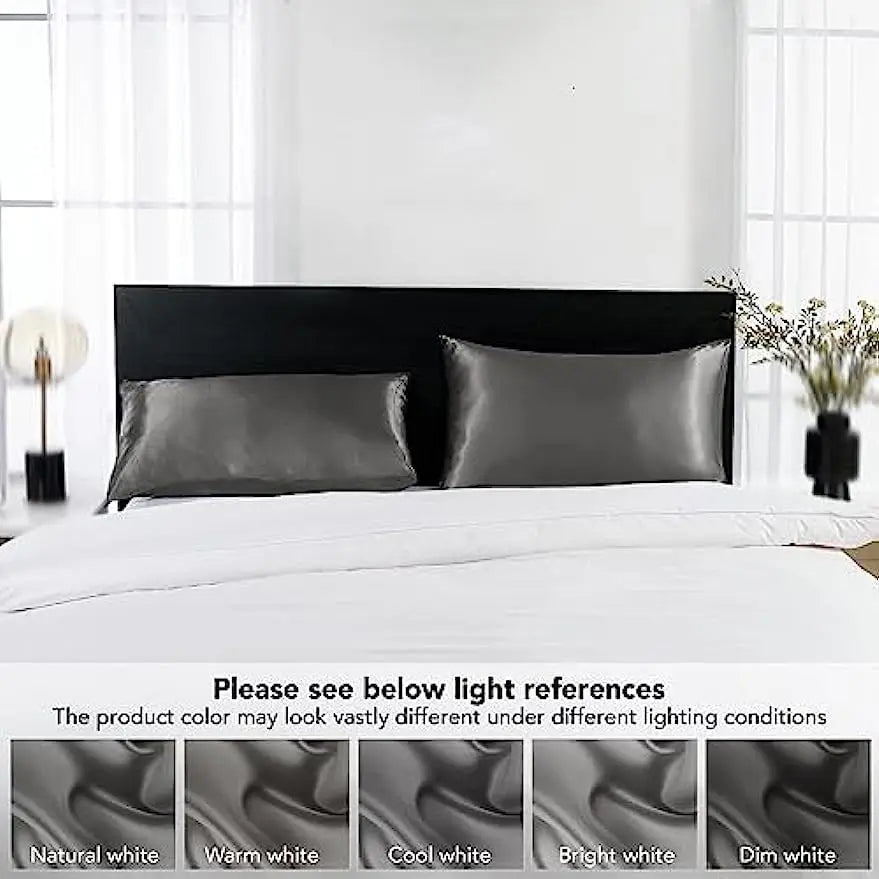 Satin Silk Pillowcase Set of 2 — Standard Size