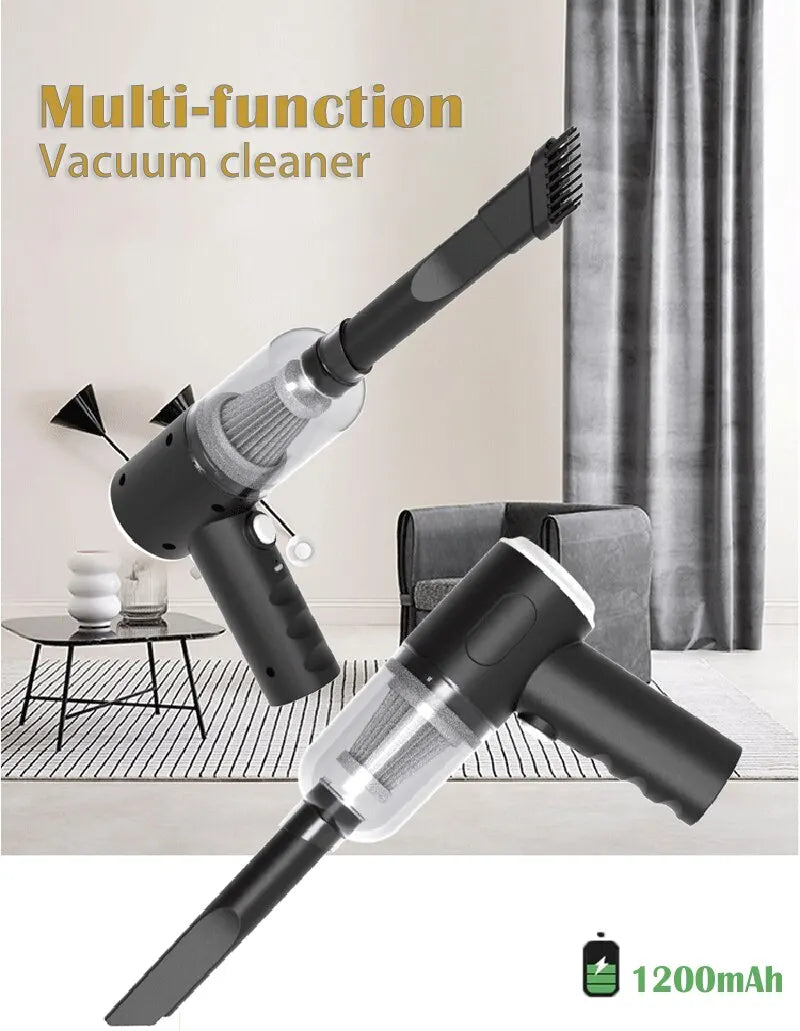 Portable Wireless Car Vacuum Cleaner — 9000Pa USB Rechargeable
